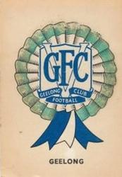 1968 Sun Valley-Twisties VFL Football Game #NNO Club Rosette Geelong Front
